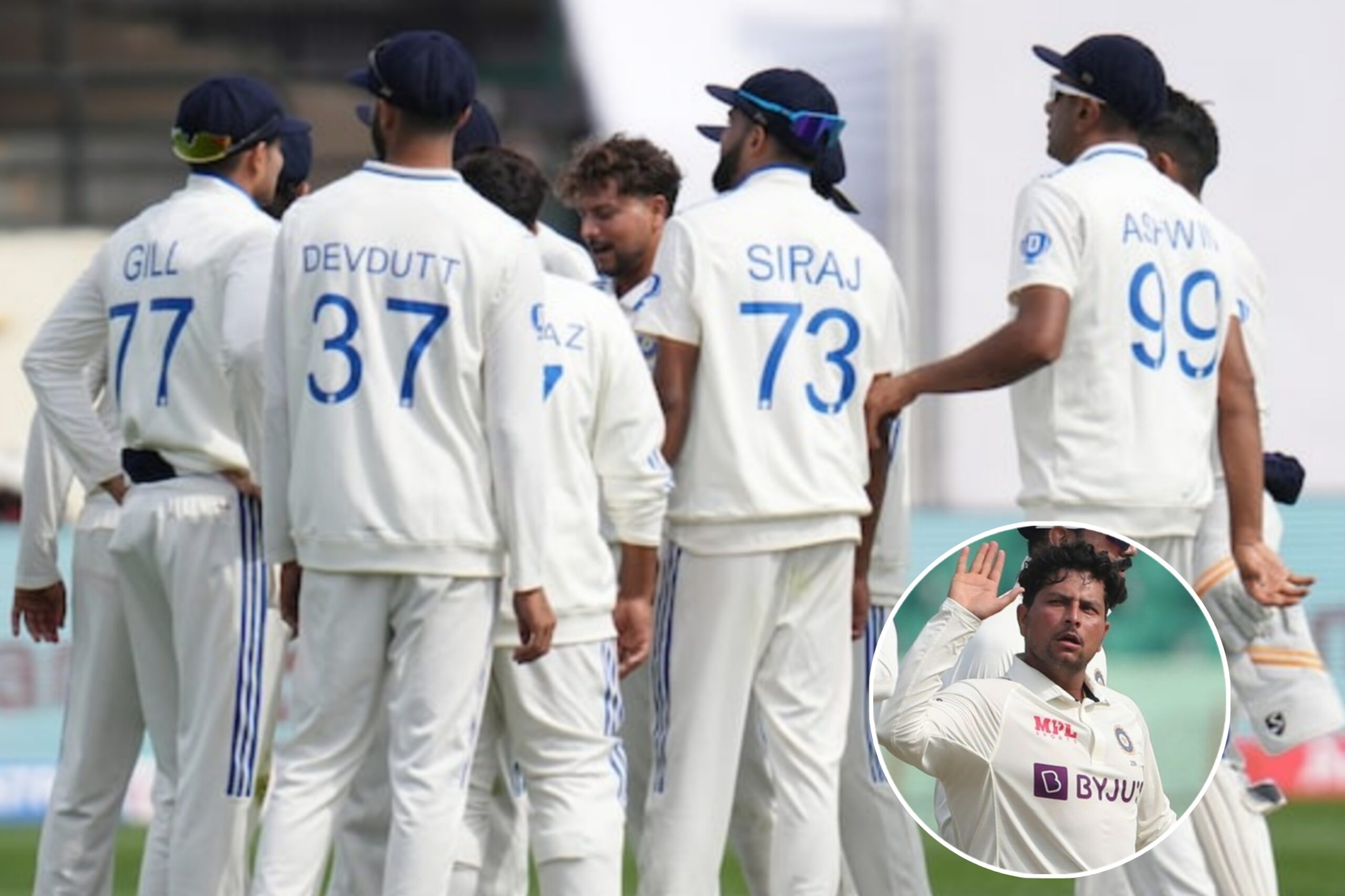 India made a lot of progress on the first day of the Test at Dharamsala “kuldeep yadav”