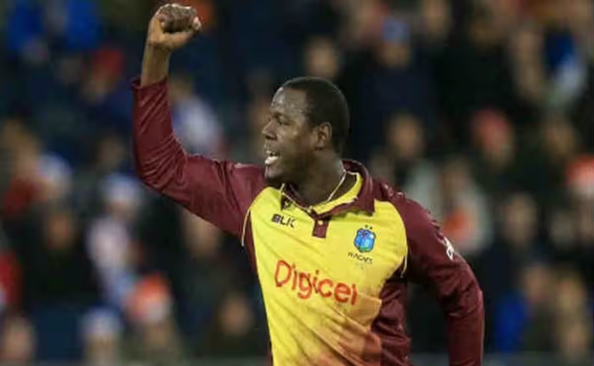 Wrong out! Brathwaite threw his helmet out of the field in anger